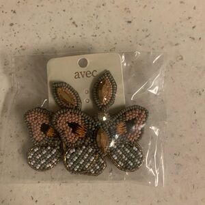 Giveaway....Avec Beaded Butterfly Earrings